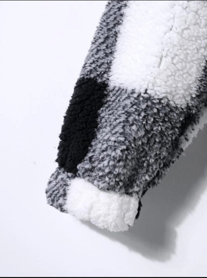 CHAQUETA CON ESTAMPADO DE CUADROS