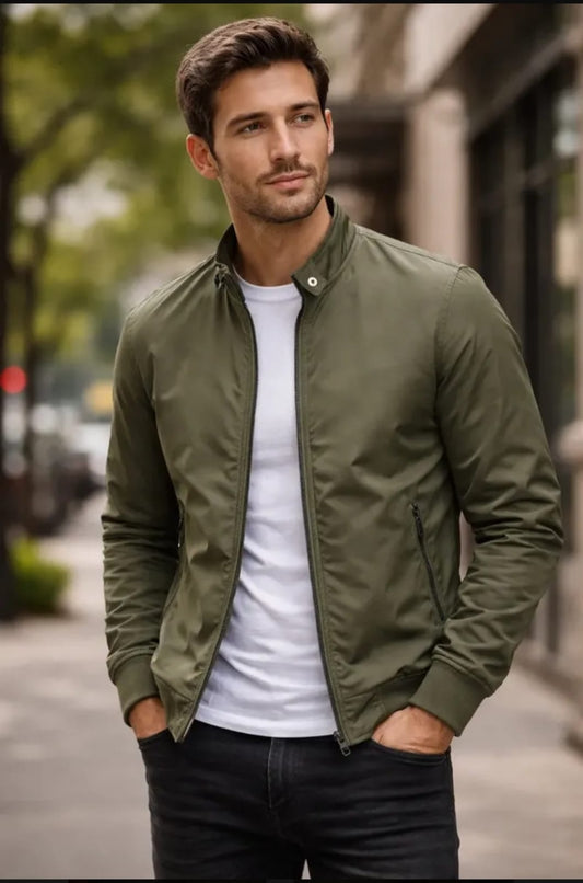 CHAQUETA BOMBER PARA HOMBRE
