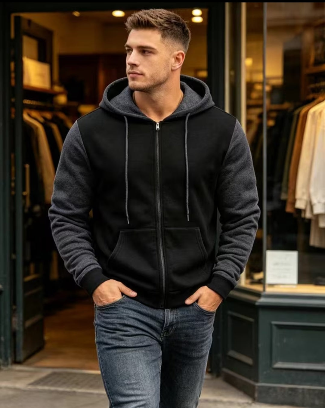 CHAQUETA COMBINA PARA HOMBRE